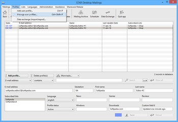 STAR Desktop Mailings screenshot 18