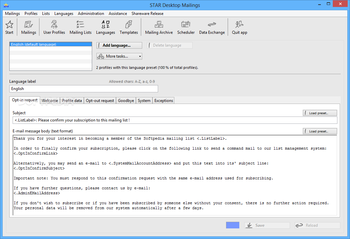 STAR Desktop Mailings screenshot 5