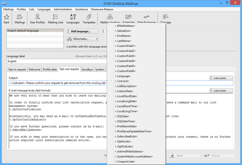STAR Desktop Mailings screenshot 8