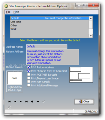 Star Envelope Printer Pro screenshot 6