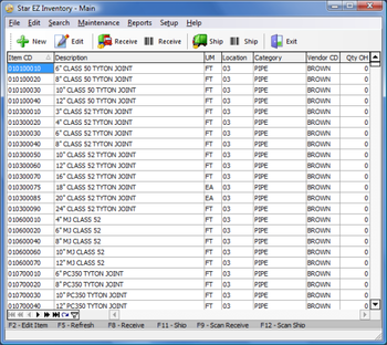Star EZ Inventory screenshot