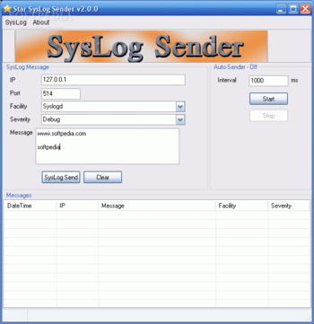 Star SysLog Sender screenshot