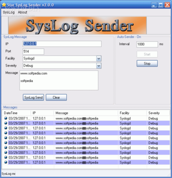 Star SysLog Sender screenshot 3