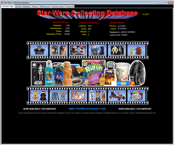 Star Wars Collecting Database screenshot 4