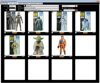 Star Wars Collecting Database screenshot 5