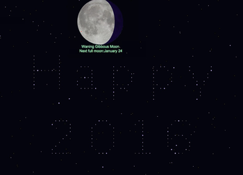 StarMessage - Moon Phases screensaver screenshot 2