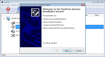 StarPort Windows iSCSI Initiator screenshot 2