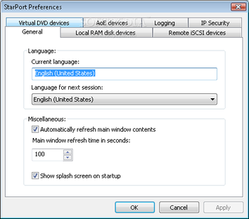 StarPort Windows iSCSI Initiator screenshot 3