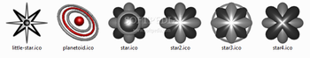 Starry Objects Icons screenshot