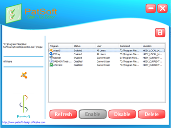 Start - Up Editor screenshot