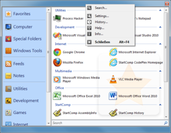 StartComp screenshot