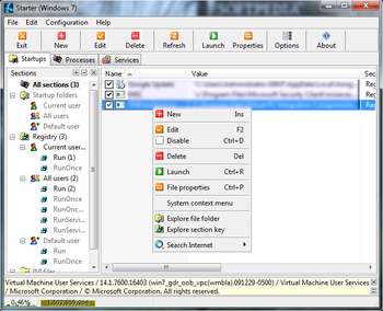 Starter screenshot