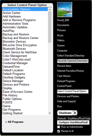 StartMenuPlus8 screenshot 10