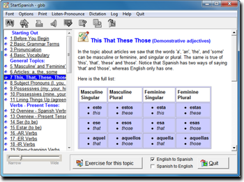 StartSpanish screenshot