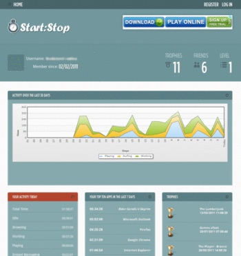 startstop.me screenshot