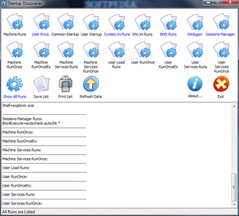Startup Discoverer screenshot