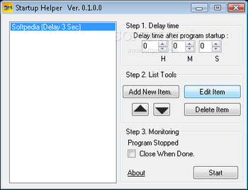 Startup Helper screenshot