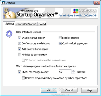 Startup Organizer screenshot 2
