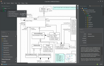 StarUML screenshot 2