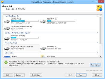 Starus Photo Recovery screenshot