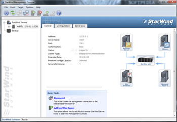 StarWind iSCSI SAN screenshot