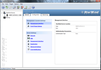 StarWind iSCSI SAN screenshot 2