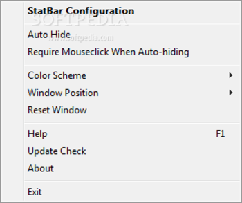 StatBar screenshot