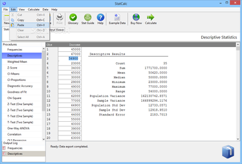 StatCalc screenshot 3