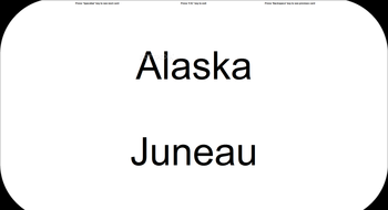 State Capitals Flashcards Software screenshot 3