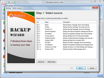 Static Backup8 screenshot