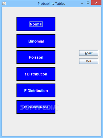 Statistics Tables screenshot 2