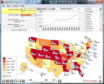 StatPlanet (formerly Map Maker) screenshot