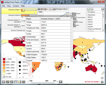StatPlanet (formerly Map Maker) screenshot 5