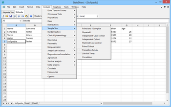 StatsDirect screenshot 4