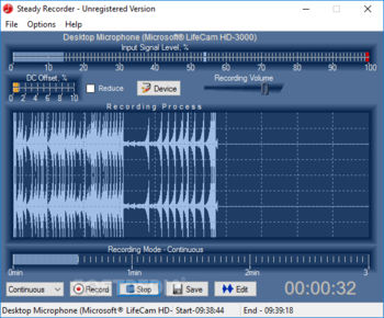 Steady Recorder screenshot