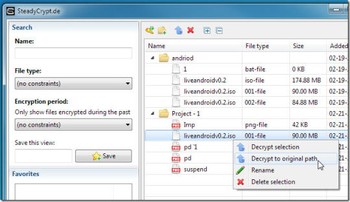 SteadyCrypt screenshot