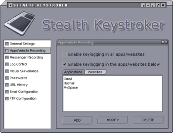 Stealth Keystroker screenshot 2
