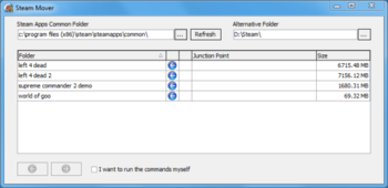Steam Mover screenshot