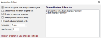 Steam Save Backup screenshot 2