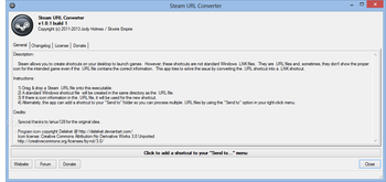 Steam URL Converter screenshot