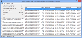 SteamHttpCacheView screenshot 2