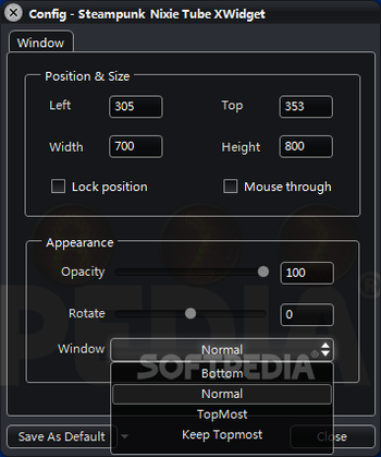 Steampunk Thermionic Nixie Tube Xwidget screenshot 4