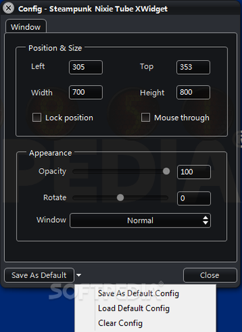 Steampunk Thermionic Nixie Tube Xwidget screenshot 5