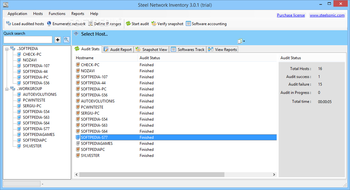 Steel Network Inventory screenshot