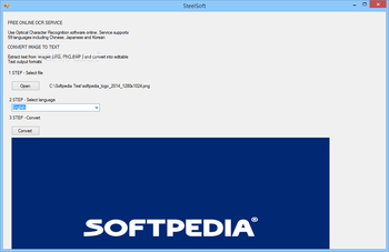 SteelSoft Free OCR screenshot