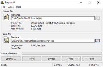 SteganoG screenshot