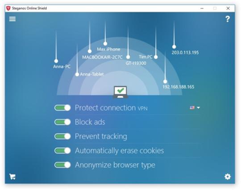 Steganos Online Shield VPN screenshot 2