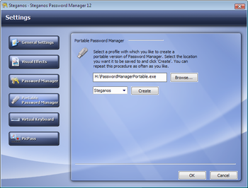 Steganos Password Manager screenshot 3
