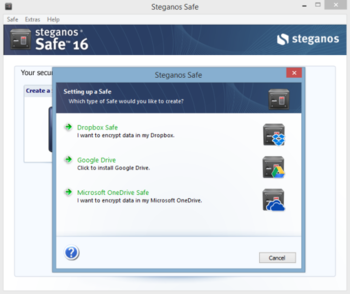 Steganos Safe 16 screenshot 2