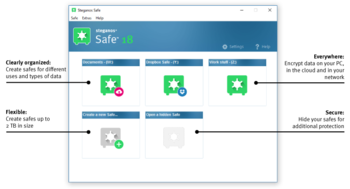 Steganos Safe 18 screenshot